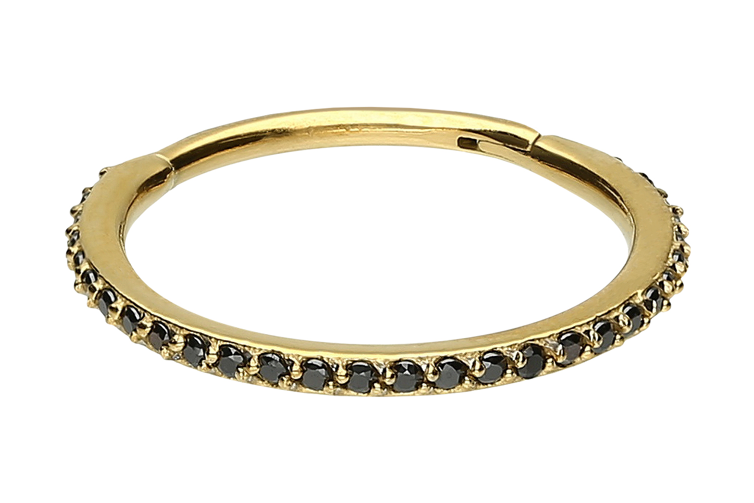 Chirurgenstahl Segmentring Clicker Piercing EINGEFASSTE KRISTALLE ++SALE++